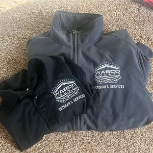 LOT of 4 Polos and 1 Jacket.